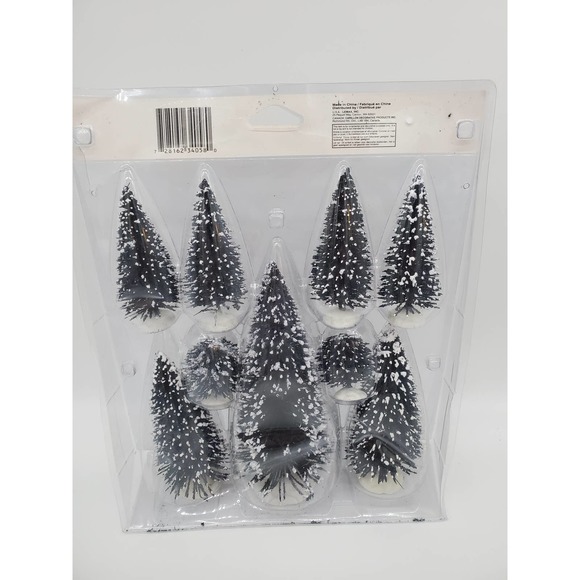 Lemax - Christmas Tree - Pine Tree Set of 9 - Picture 2 of 2